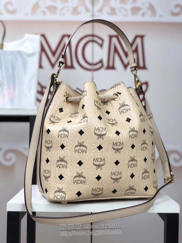 MCM女包 原單 新款 6215兔彩虹 經典兔子抽繩 小鉚釘 MCM女單肩包 斜挎包  mdmc1008